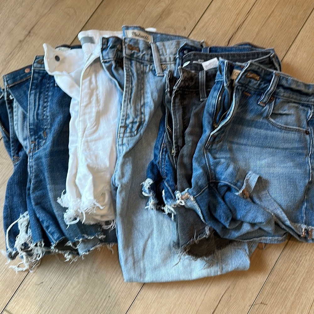 Size 0-2 Denim shorts and jeans